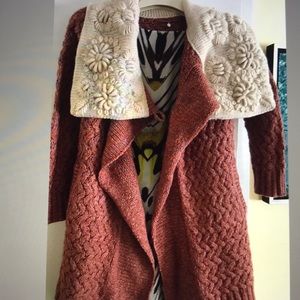 NWT Anthropologie Long Cardigan sweater